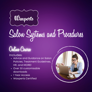 SALON SYSTEMS AND PRODCEDURES - ONLINE - CERTIFIED